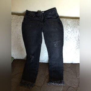 Free People Ankle Frayed Jeans